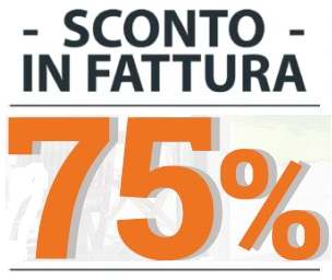 sconto in fattura 75